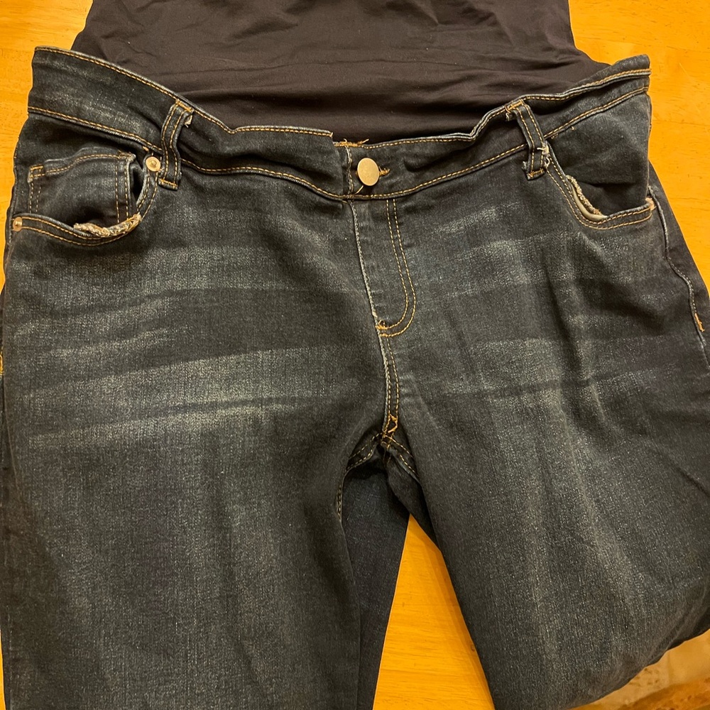 Dark Blue Denim Jeans